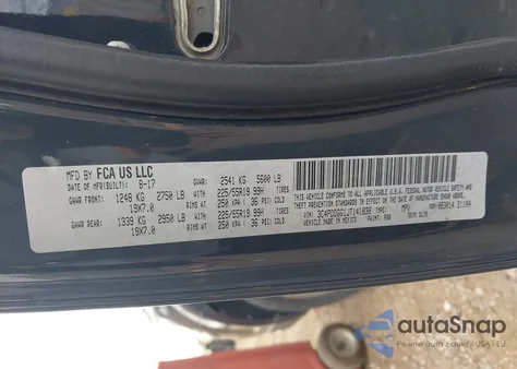 2018 Dodge Journey Crossroad Awd из США, поврежденный, VIN 3C4PDDGG1JT141838